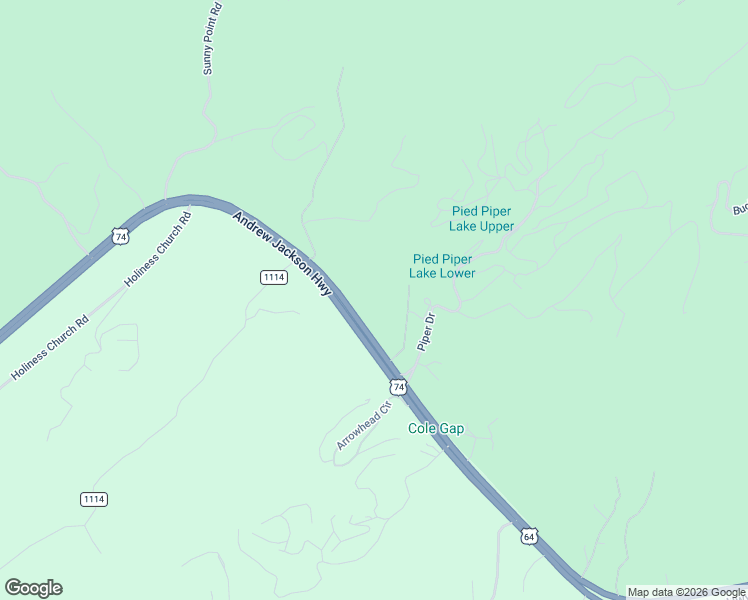map of restaurants, bars, coffee shops, grocery stores, and more near 12194 U.S. 64 in Murphy