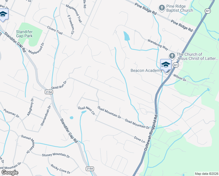 map of restaurants, bars, coffee shops, grocery stores, and more near 9007 Chaffin Lane in Chattanooga