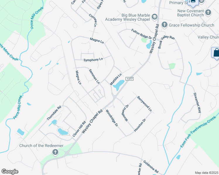 map of restaurants, bars, coffee shops, grocery stores, and more near 1017 Taylor Glenn Lane in Indian Trail
