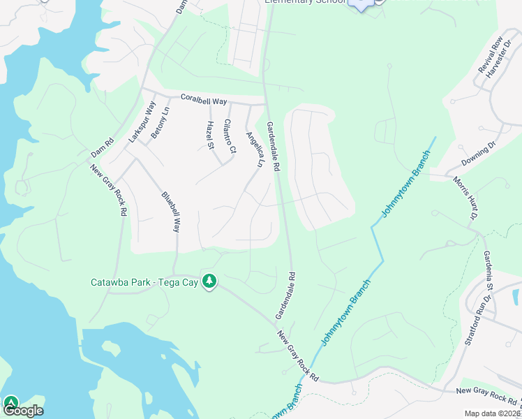 map of restaurants, bars, coffee shops, grocery stores, and more near 4044 Orchid Way in Fort Mill