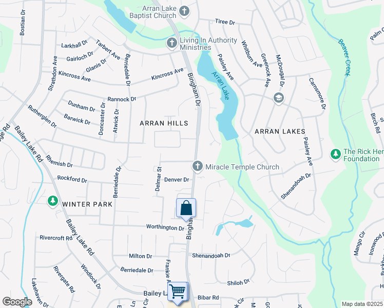 map of restaurants, bars, coffee shops, grocery stores, and more near 6308 Crestwood Avenue in Fayetteville