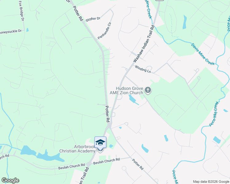 map of restaurants, bars, coffee shops, grocery stores, and more near 4400 Waxhaw Indian Trail Road in Indian Trail