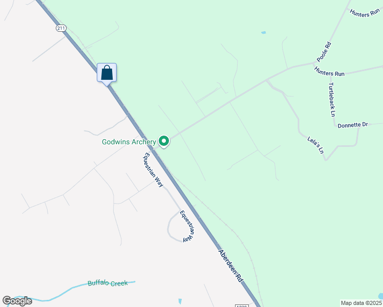 map of restaurants, bars, coffee shops, grocery stores, and more near 141 Poole Road in Raeford