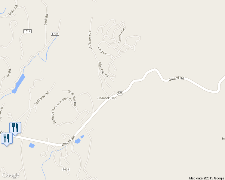 map of restaurants, bars, coffee shops, grocery stores, and more near 197 East View Road in Highlands