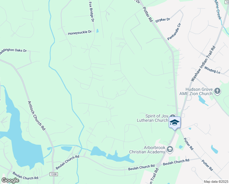 map of restaurants, bars, coffee shops, grocery stores, and more near 116 Dundin Place in Matthews
