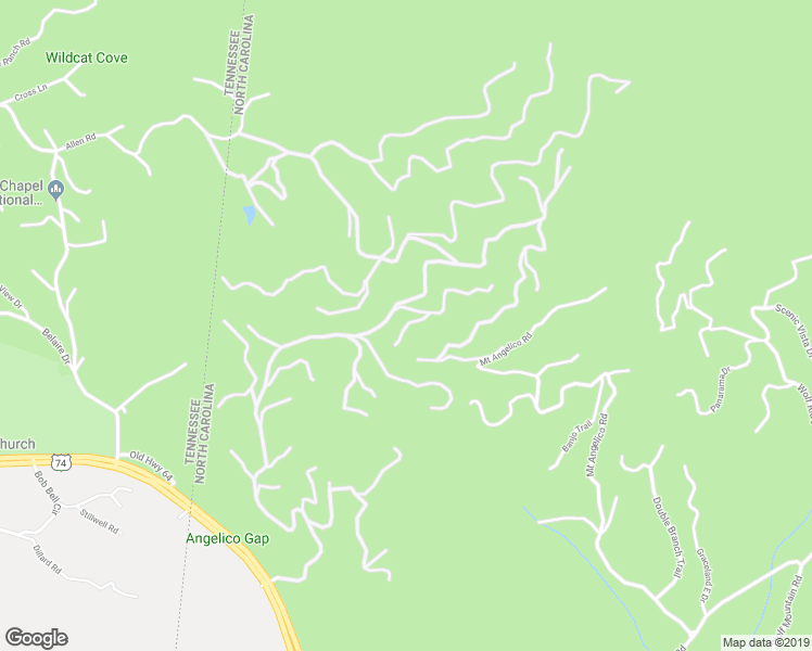 map of restaurants, bars, coffee shops, grocery stores, and more near Hidden Mountain Path in Cherokee County