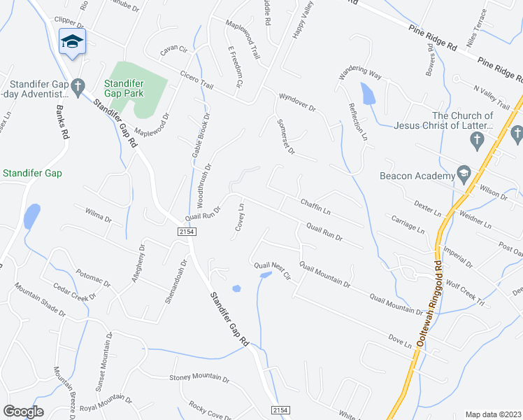 map of restaurants, bars, coffee shops, grocery stores, and more near 8912 Quail Run Drive in Chattanooga