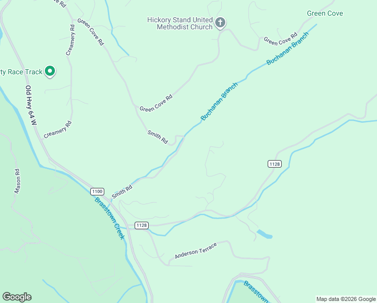 map of restaurants, bars, coffee shops, grocery stores, and more near 488 Smith Road in Brasstown