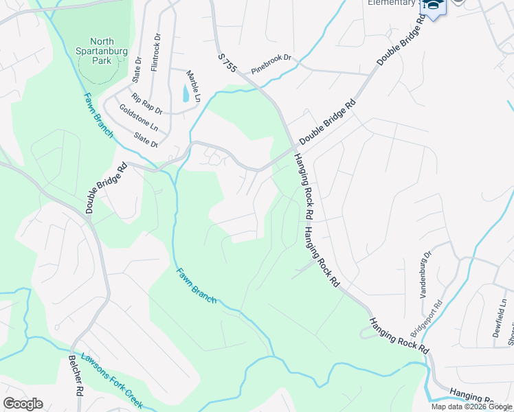 map of restaurants, bars, coffee shops, grocery stores, and more near 258-386 Double Bridge Road in Boiling Springs