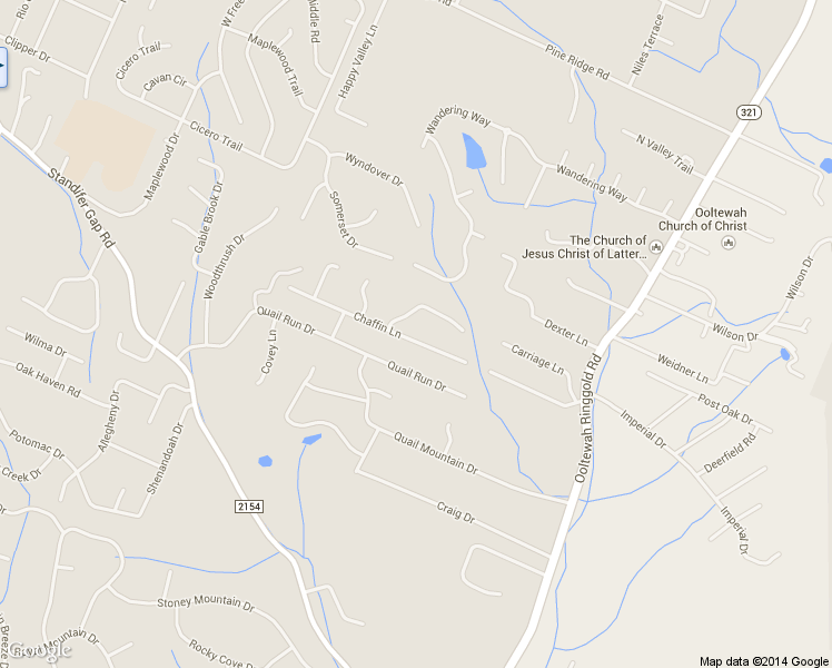 map of restaurants, bars, coffee shops, grocery stores, and more near 9007 Chaffin Lane in Chattanooga