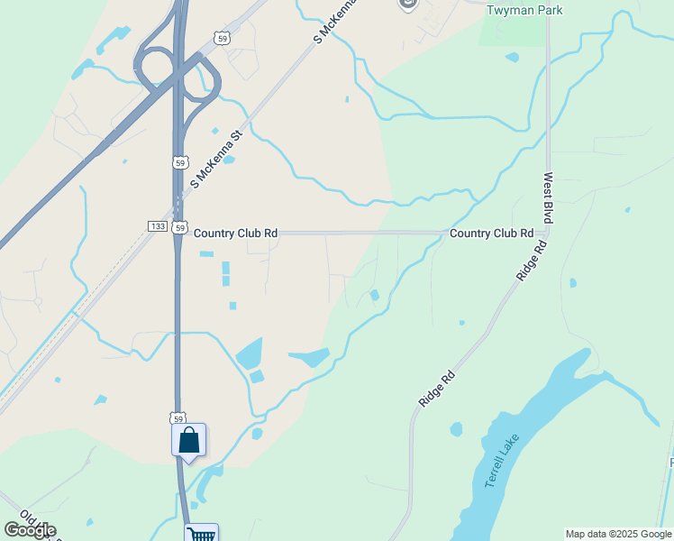 map of restaurants, bars, coffee shops, grocery stores, and more near 34092 Country Club Lane in Poteau