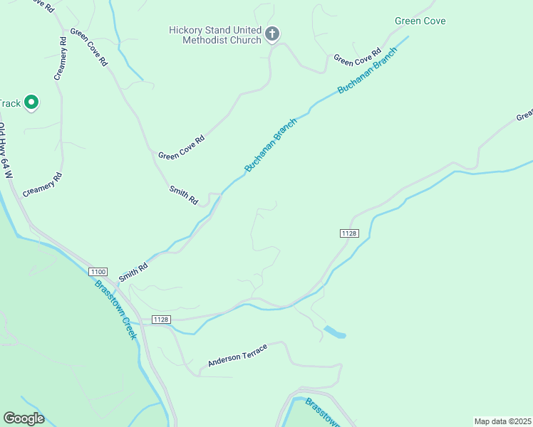 map of restaurants, bars, coffee shops, grocery stores, and more near 1 Darnell Lane in Brasstown