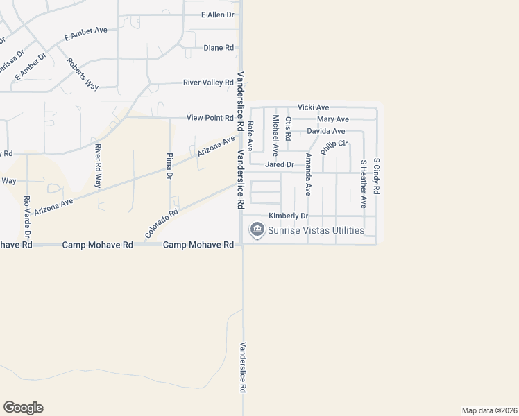 map of restaurants, bars, coffee shops, grocery stores, and more near 2548 Morgan Road in Fort Mohave