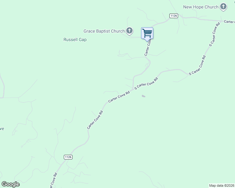 map of restaurants, bars, coffee shops, grocery stores, and more near 1728 Carter Cove Road in Hayesville