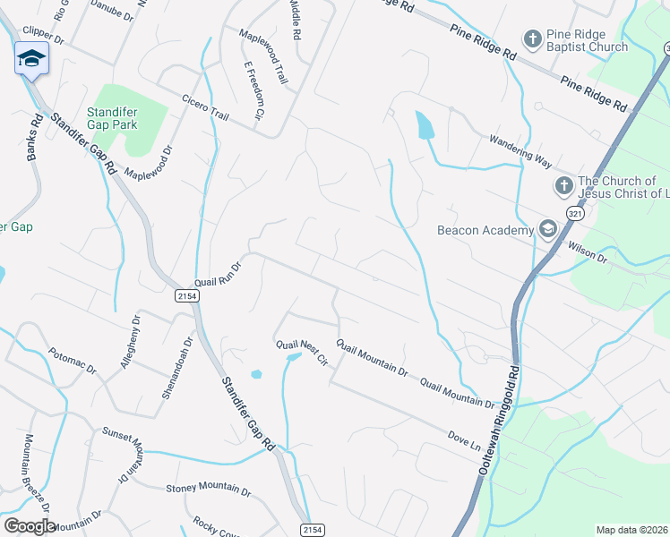 map of restaurants, bars, coffee shops, grocery stores, and more near 8948 Chaffin Lane in Chattanooga