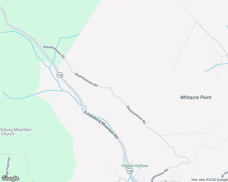 map of restaurants, bars, coffee shops, grocery stores, and more near 1260 Raulstontown Road in South Pittsburg