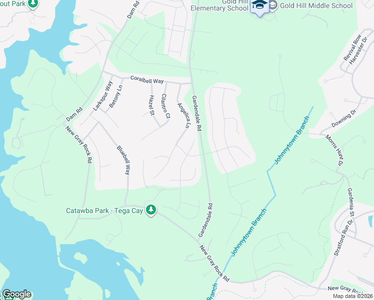 map of restaurants, bars, coffee shops, grocery stores, and more near 4044 Orchid Way in Fort Mill