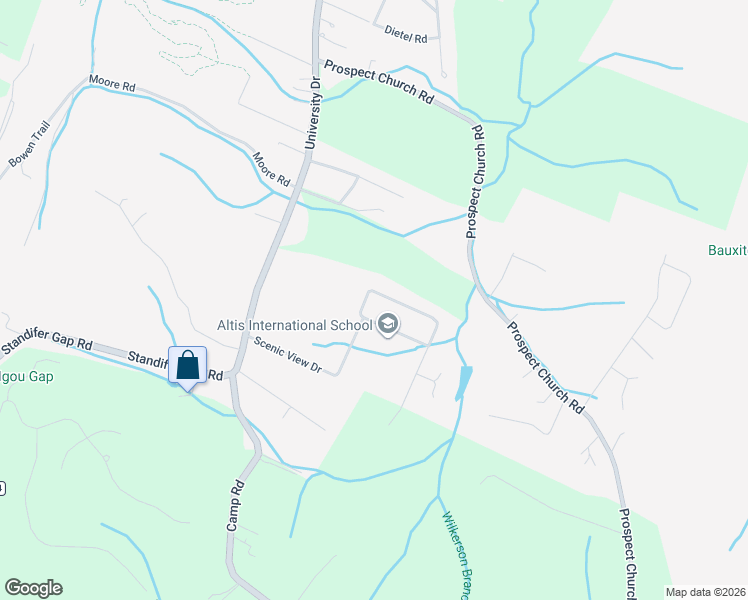 map of restaurants, bars, coffee shops, grocery stores, and more near 10000 Tellico Dr in Ooltewah