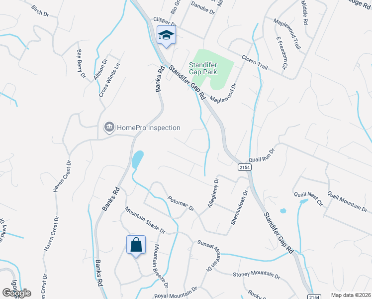 map of restaurants, bars, coffee shops, grocery stores, and more near 8573 Maple Valley Drive in Chattanooga