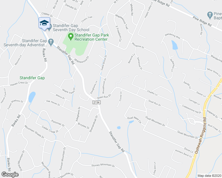 map of restaurants, bars, coffee shops, grocery stores, and more near 8819 Quail Run Drive in Chattanooga