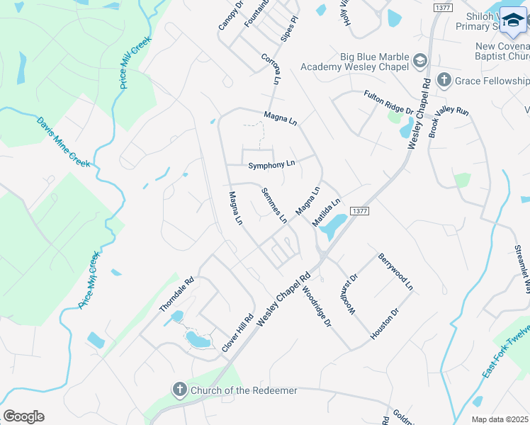map of restaurants, bars, coffee shops, grocery stores, and more near 1001 Chastain Drive in Indian Trail