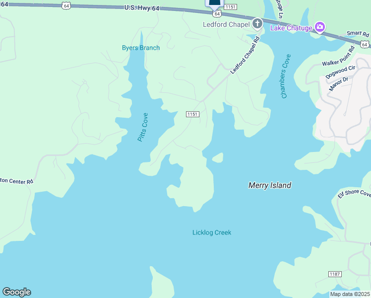 map of restaurants, bars, coffee shops, grocery stores, and more near 76 Timberlake Drive in Hayesville