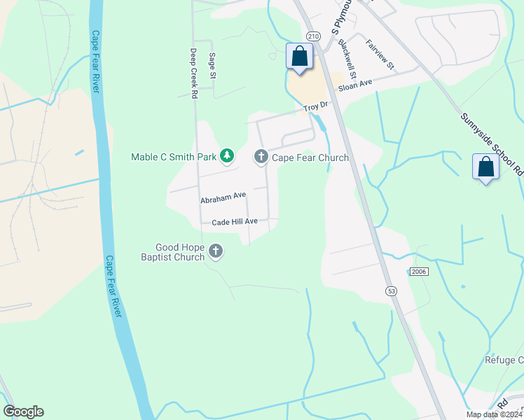 map of restaurants, bars, coffee shops, grocery stores, and more near 1032 Little Avenue in Fayetteville