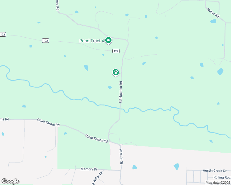 map of restaurants, bars, coffee shops, grocery stores, and more near 2253 Ed Haymes Road in Austin