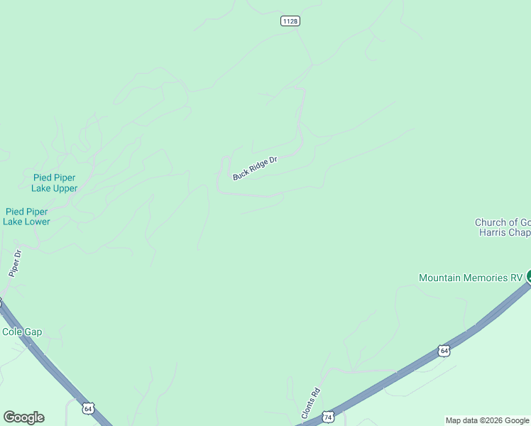 map of restaurants, bars, coffee shops, grocery stores, and more near 111 Buck Ridge Drive in Murphy