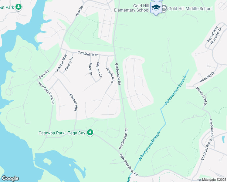 map of restaurants, bars, coffee shops, grocery stores, and more near 4044 Orchid Way in Fort Mill