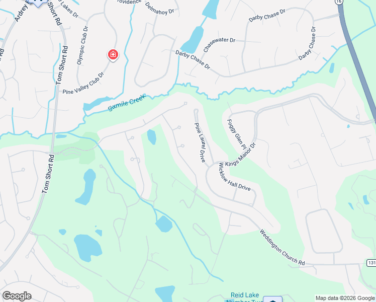 map of restaurants, bars, coffee shops, grocery stores, and more near 8300 Marcliffe Court in Waxhaw