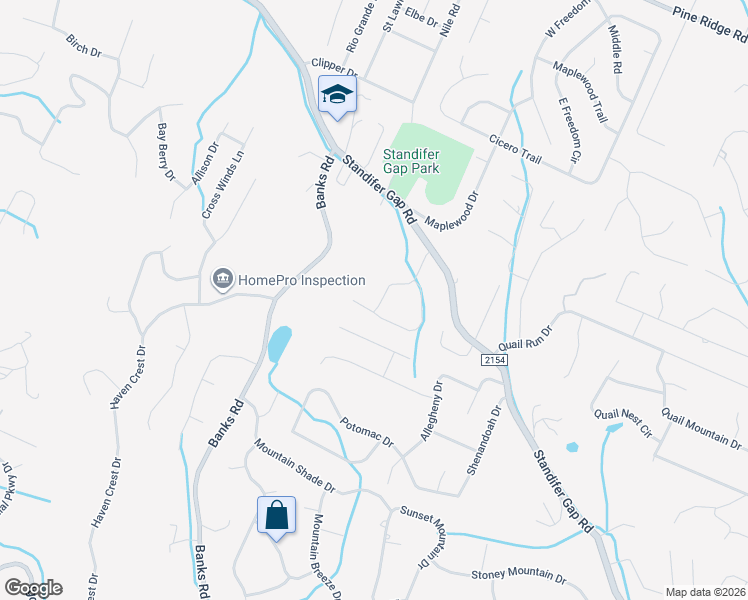 map of restaurants, bars, coffee shops, grocery stores, and more near 2275 Lake Mist Drive in Chattanooga