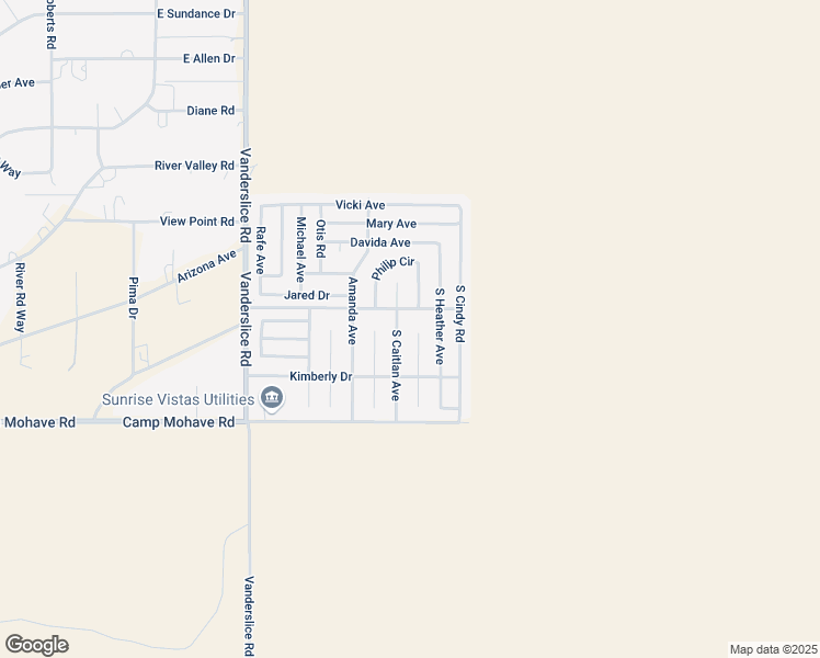 map of restaurants, bars, coffee shops, grocery stores, and more near 4378 South Caitlan Avenue in Fort Mohave