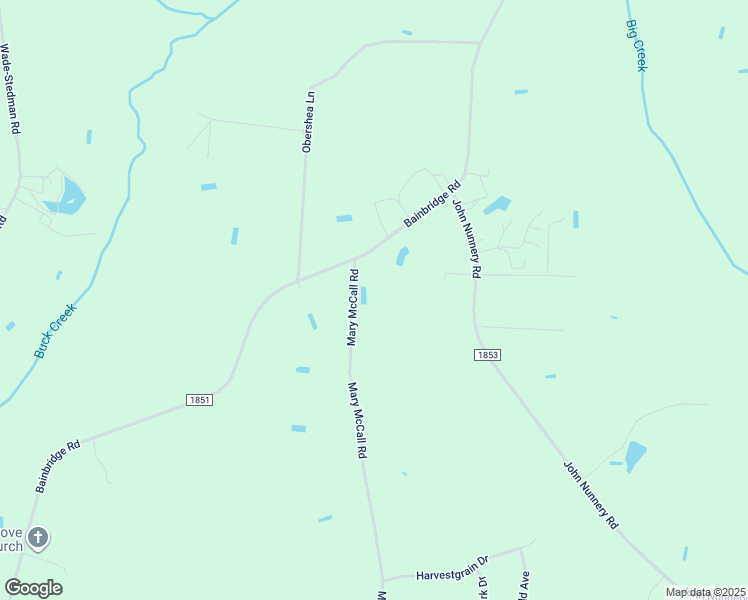 map of restaurants, bars, coffee shops, grocery stores, and more near 1034 Mary McCall Road in Stedman