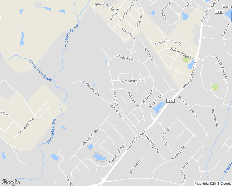 map of restaurants, bars, coffee shops, grocery stores, and more near 2030 Magna Lane in Indian Trail