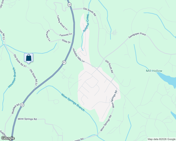 map of restaurants, bars, coffee shops, grocery stores, and more near 350 Rising Sun Lane in Counce