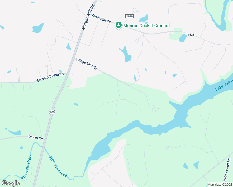 map of restaurants, bars, coffee shops, grocery stores, and more near 3505 Aegean Way in Monroe
