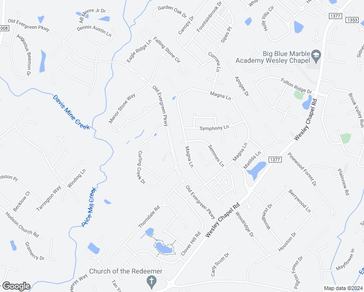 map of restaurants, bars, coffee shops, grocery stores, and more near 4003 Semmes Lane in Indian Trail