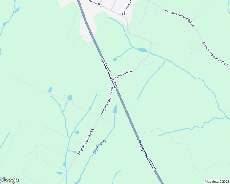 map of restaurants, bars, coffee shops, grocery stores, and more near 6416 Spring Place Road Southeast in Cleveland