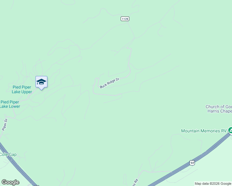 map of restaurants, bars, coffee shops, grocery stores, and more near 1071 Buck Ridge Drive in Murphy