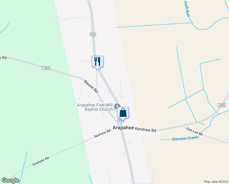 map of restaurants, bars, coffee shops, grocery stores, and more near in Arapahoe