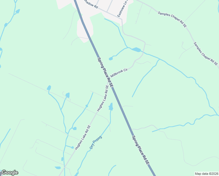 map of restaurants, bars, coffee shops, grocery stores, and more near 6416 Spring Place Road Southeast in Cleveland