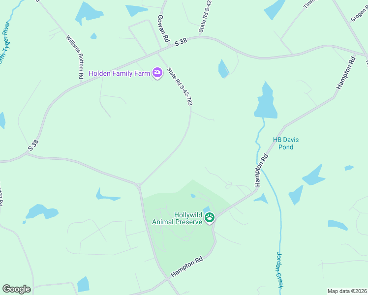 map of restaurants, bars, coffee shops, grocery stores, and more near 360 Little Mountain Circle in Inman