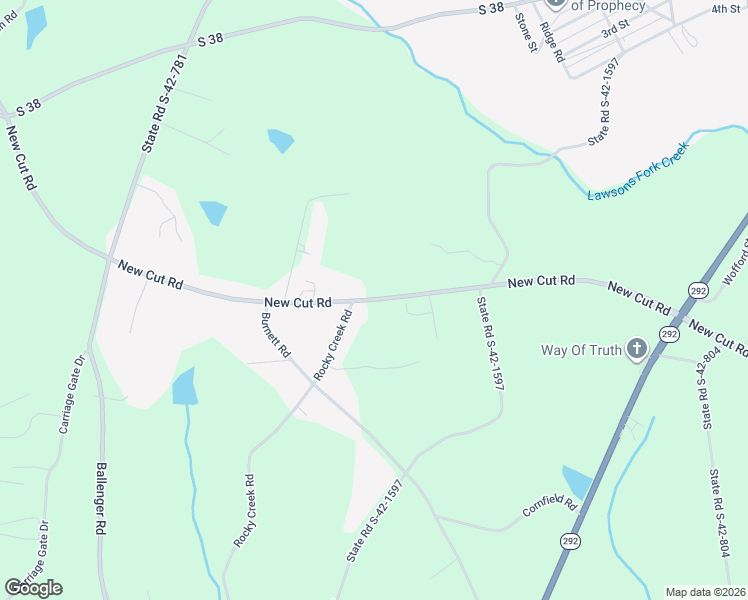 map of restaurants, bars, coffee shops, grocery stores, and more near 4934 New Cut Road in Inman