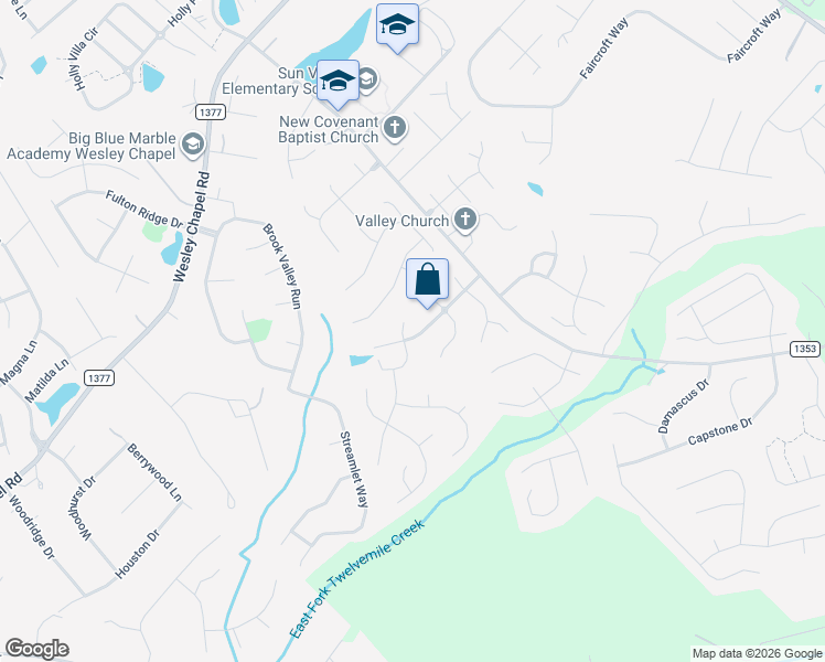 map of restaurants, bars, coffee shops, grocery stores, and more near 4002 Sunlight Path Drive in Monroe