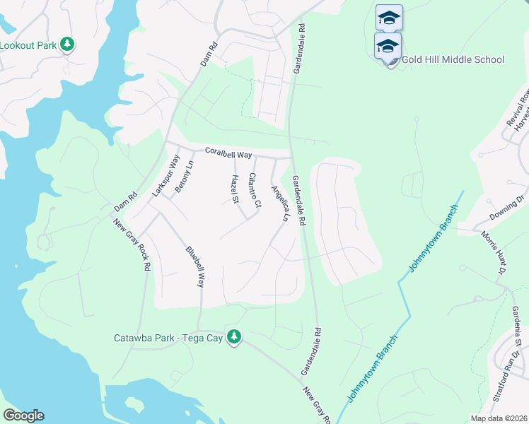 map of restaurants, bars, coffee shops, grocery stores, and more near 1403 Cilantro Court in Fort Mill