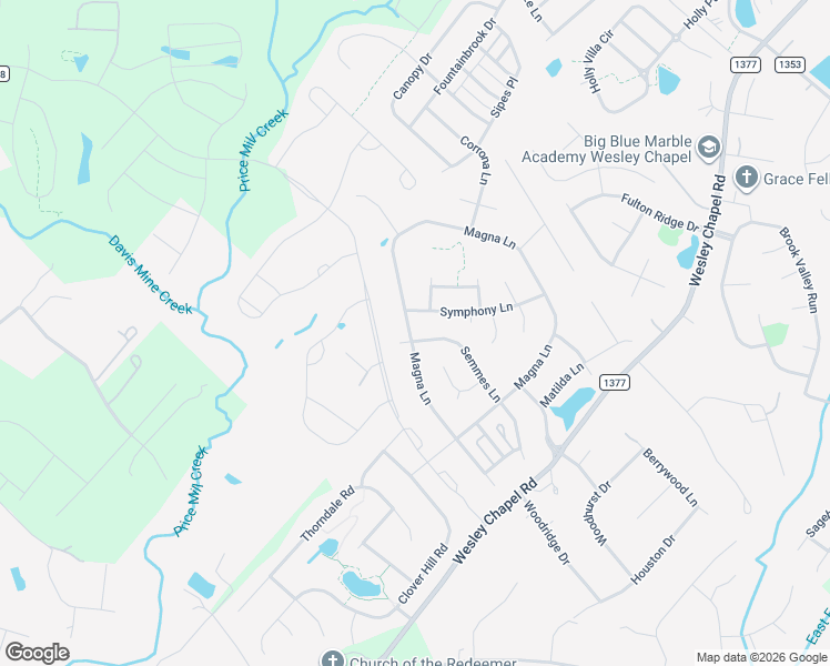 map of restaurants, bars, coffee shops, grocery stores, and more near 3030 Semmes Lane in Indian Trail