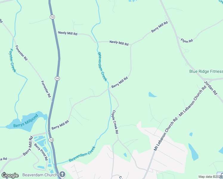 map of restaurants, bars, coffee shops, grocery stores, and more near 4164 Berry Mill Road in Greer