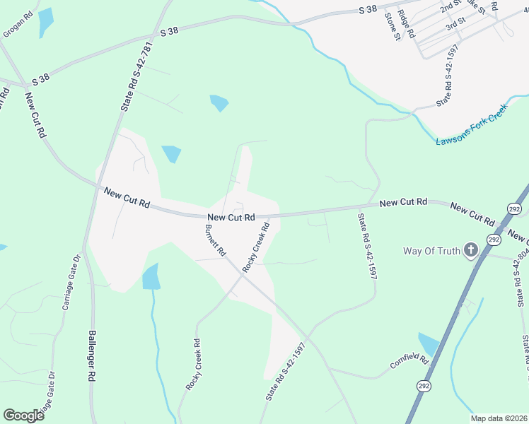 map of restaurants, bars, coffee shops, grocery stores, and more near 4991 New Cut Road in Inman