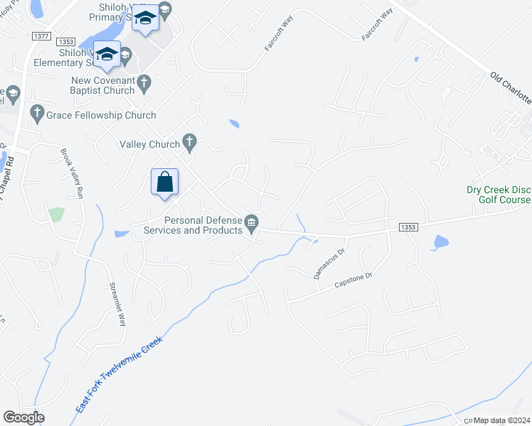 map of restaurants, bars, coffee shops, grocery stores, and more near 3001 Omaha Drive in Monroe